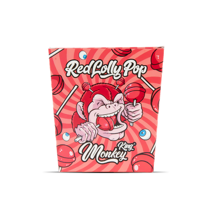 Monkey King Scented Smell Papers & Tips: Red Lolly Pop - King Size (24 Pack)