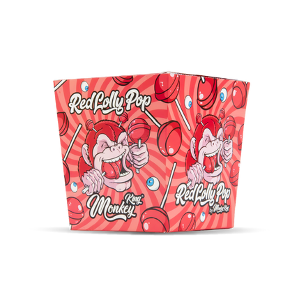 Monkey King Scented Smell Papers & Tips: Red Lolly Pop - King Size (24 Pack)
