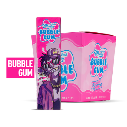 Monkey King Scented Smell Papers & Tips: Bubblegum - King Size (24 Pack)
