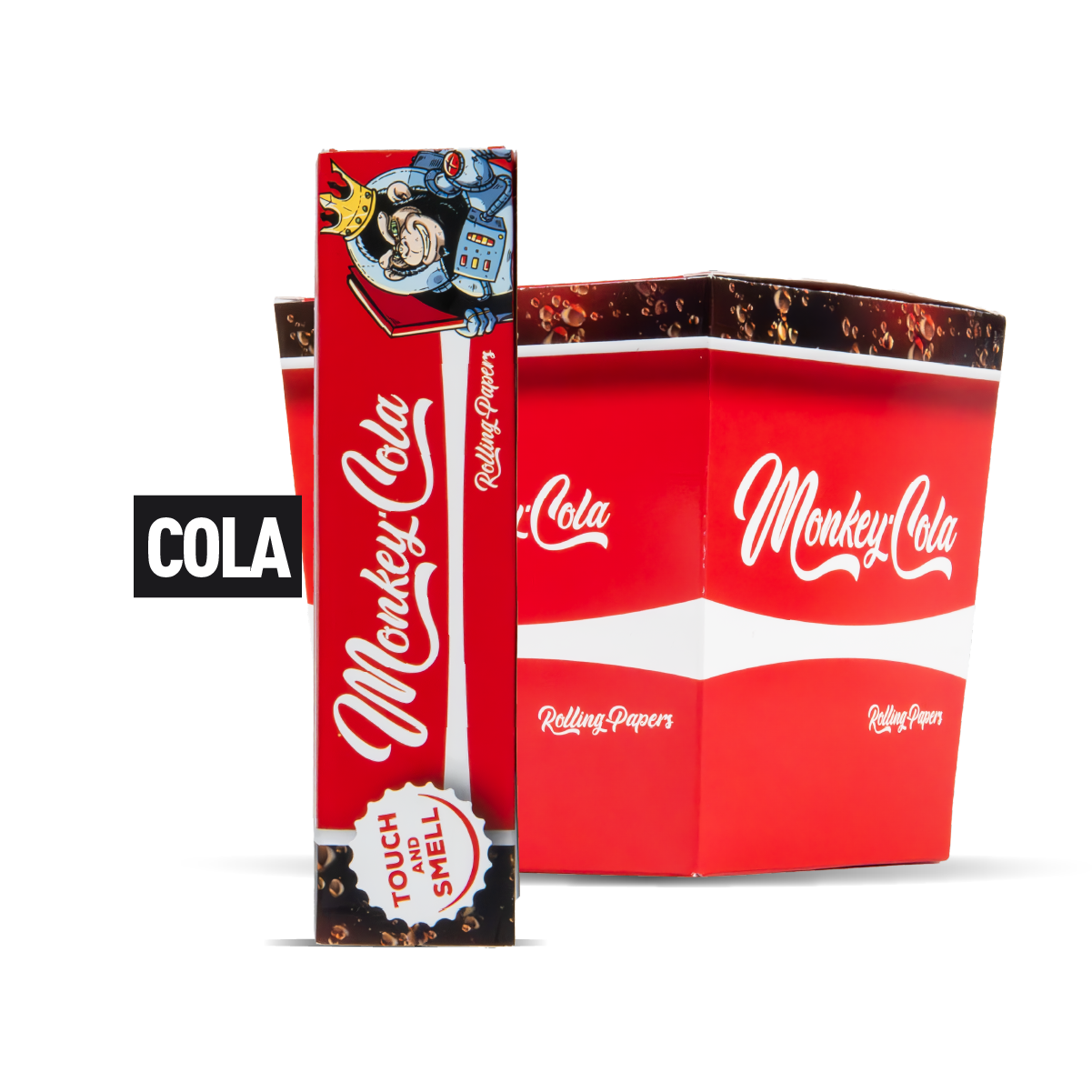 Monkey King Scented Smell Papers & Tips: Cola - King Size (24 Pack)