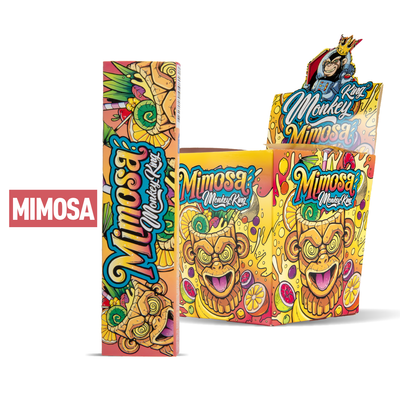 Monkey King Scented Smell Papers & Tips: Mimosa - King Size (24 Pack)