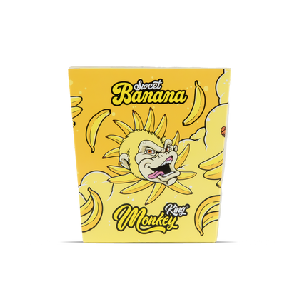 Monkey King Scented Smell Papers & Tips: Sweet Banana - King Size (24 Pack)