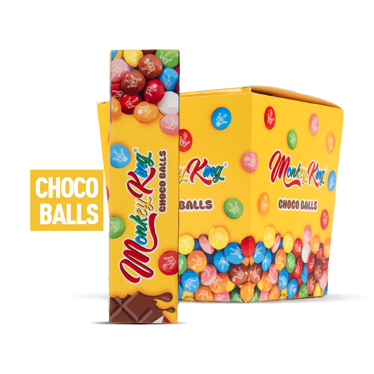 Monkey King Scented Smell Papers & Tips: Choco Balls - King Size (24 Pack)