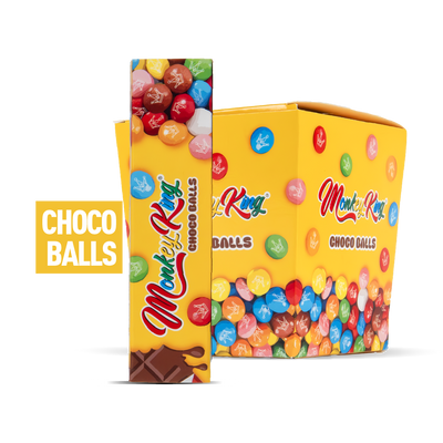 Monkey King Scented Smell Papers & Tips: Choco Balls - King Size (24 Pack)
