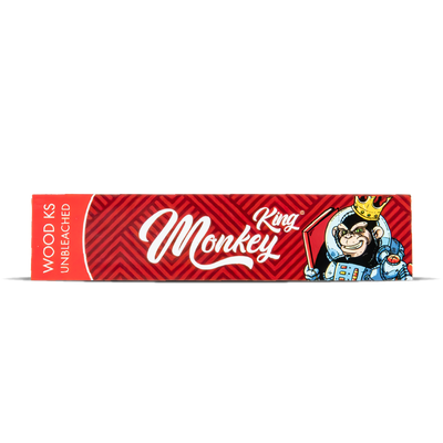 Monkey King Rolling Papers: Unbleached - King Size (50 Pack)
