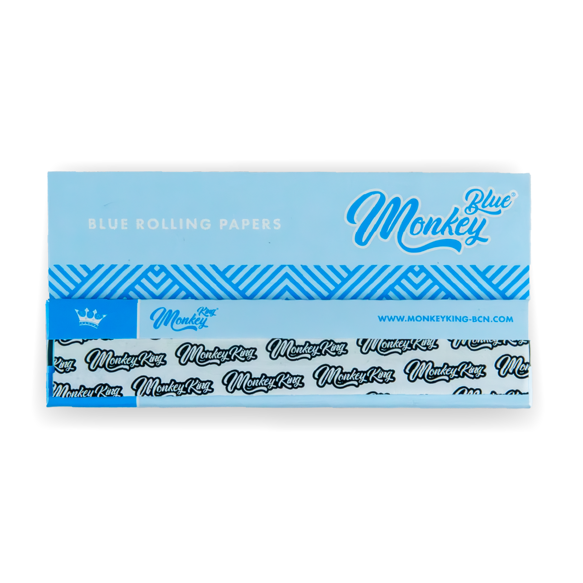 Monkey King Rolling Papers: Blue - King Size (50 Pack)