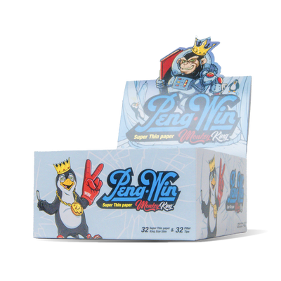 Monkey King Rolling Papers & Tips: Peng-Win Ed. - King Size (24 Pack)