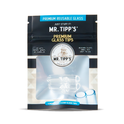 Mr Tipp's Glass Filters Tips: Glass 8mm - 2 Tips