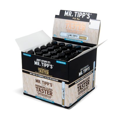 Mr Tipp's Glass Taster Pipes - Glass with Corn Husk