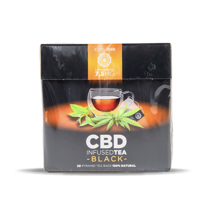 Multitrance Pyramid CBD Tea Bags: Black Tea - 150mg (20 Pack)