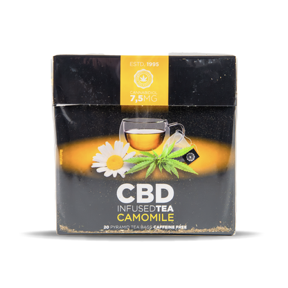 Multitrance Pyramid CBD Tea Bags: Camomile Tea - 150mg (20 Pack)