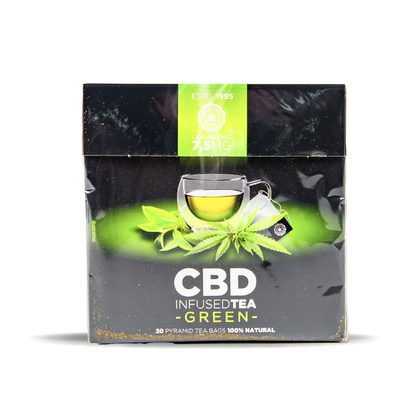 Multitrance Pyramid CBD Tea Bags: Green Tea - 150mg (20 Pack)