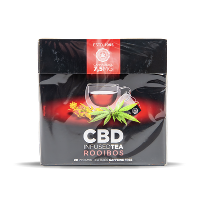 Multitrance Pyramid CBD Tea Bags: Rooibos Tea - 150mg (20 Pack)