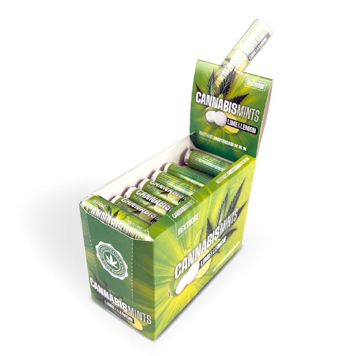 Multitrance Cannabis Mints: Lemon Lime (48 Pack)