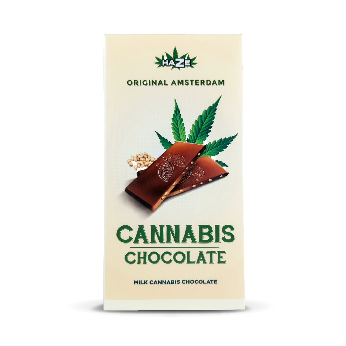 Haze Cannabis Milk Chocolate With Hazelnuts