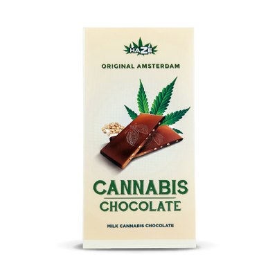 Haze Cannabis Milk Chocolate With Hazelnuts
