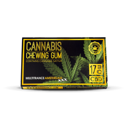 Cannabis CBD Chewing Gum: Cannabis Sativa - 17mg (24 Pack)