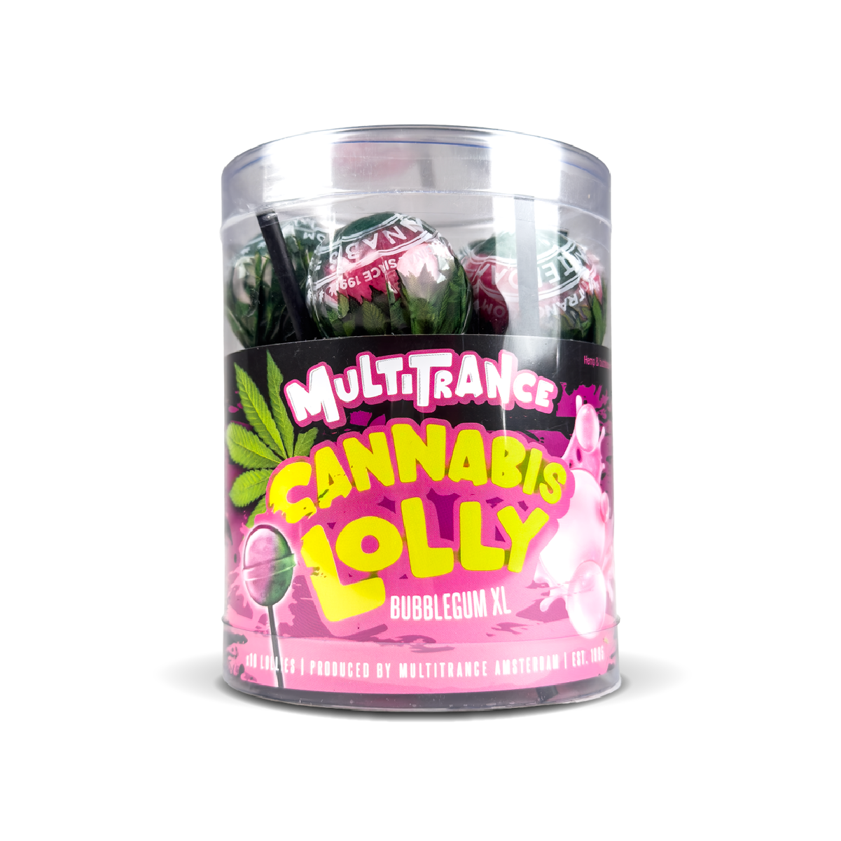 Multitrance Cannabis Lollipops: Bubblegum XL (10 Pack)