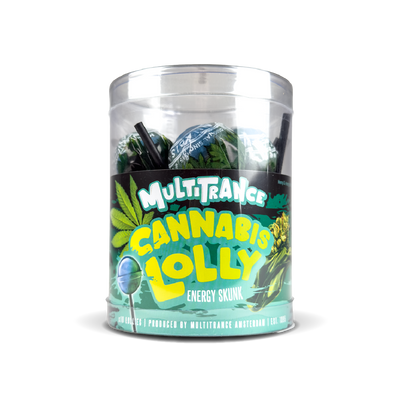 Multitrance Cannabis Lollipops: Energy Skunk (10 Pack)