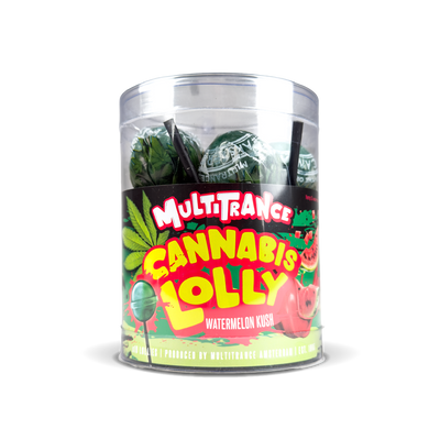 Multitrance Cannabis Lollipops: Watermelon Kush (10 Pack)