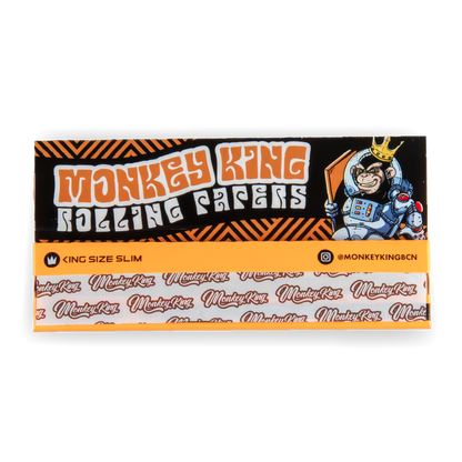 Monkey King Expert Stoners Extreme-Thin Rolling Papers: Orange (50 Pack)