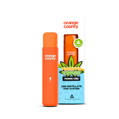 Orange County Pineapple Express CBD Distillate Pod System 750mg 1ml