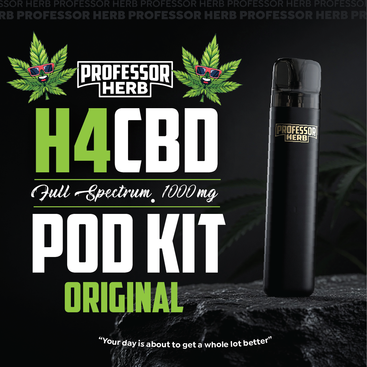 Professor Herb 1000mg H4CBD Full Spectrum 1ml Pod Kit