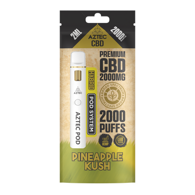 Aztec CBD Premium CBD Pod System 2000mg 2ml - Pineapple Kush