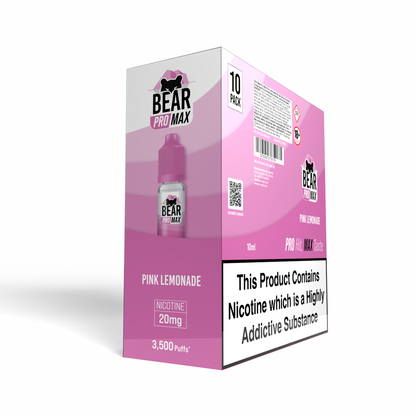 BEAR Pro MAX Salts: Pink Lemonade - 20mg (10 Pack)