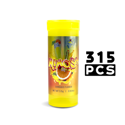 Stash Potz + Label Roll: Yellow Pot - Mimosa (315pcs Carton)