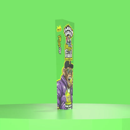 Monkey King: King Size Flavor Burst Cones (24 Pack) - Lemon Lime
