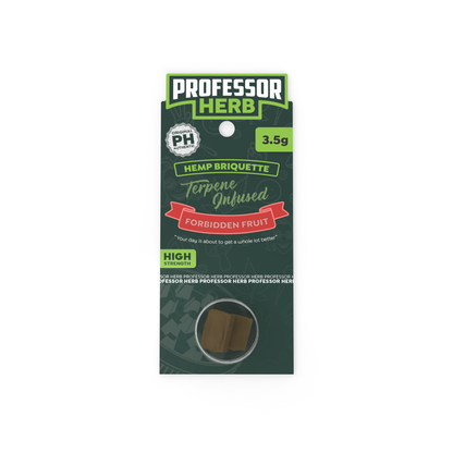 Professor Herb Hemp Briquette Hash 3.5g Forbidden Fruit
