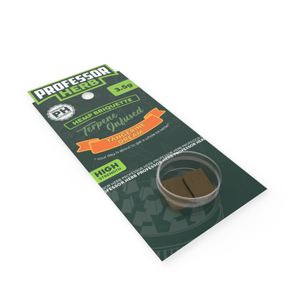 Professor Herb Hemp Briquette Hash 3.5g Tangerine Dream