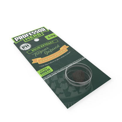 Professor Herb Hemp Solid Extract 2g Banana Pollen Hash 15%