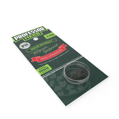 Professor Herb Hemp Solid Extract 2g Red Lebanon Hash 17%