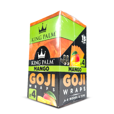 King Palm Goji Wraps + Tips: Mango - 4x Wraps (15 Pack)
