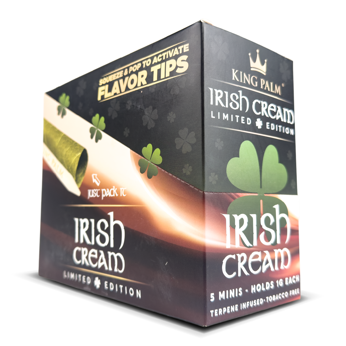 King Palm Mini Leaf Rolls 1g: Irish Cream - 5x Rolls (15 Pack) (DISCONTINUED)