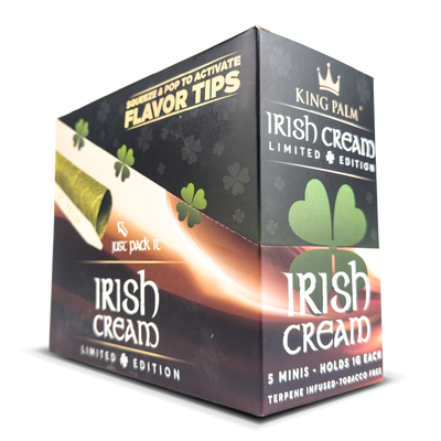 King Palm Mini Leaf Rolls 1g: Irish Cream - 5x Rolls (15 Pack) (DISCONTINUED)