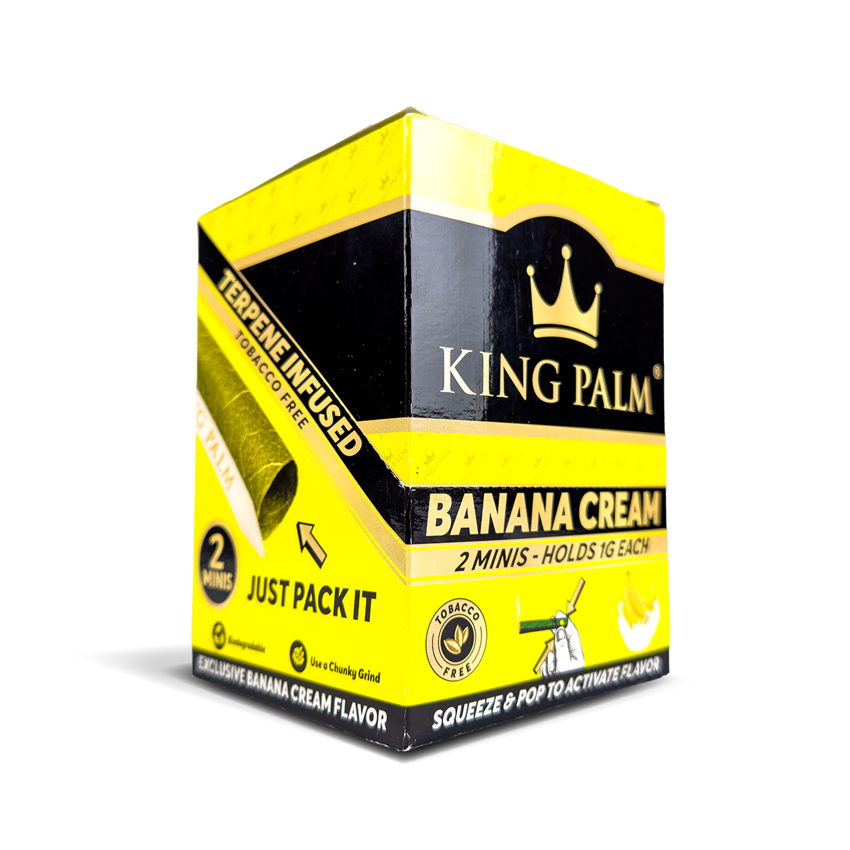 King Palm Terpene Infused Leaf Rolls (1gram) - Banana Cream