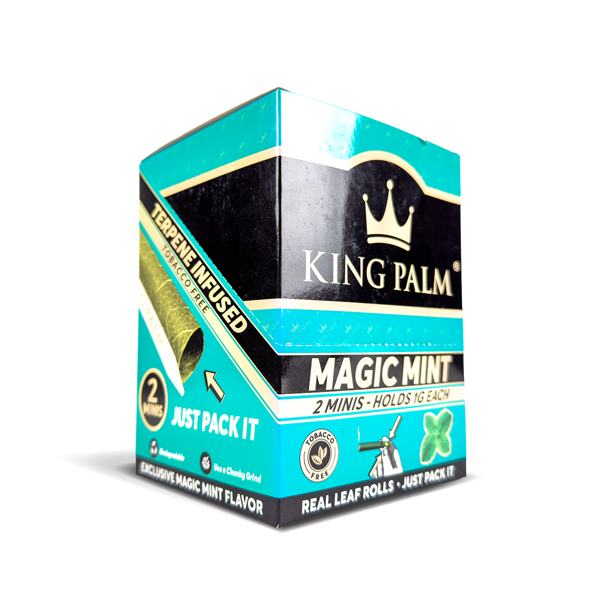 King Palm Terpene Infused Leaf Rolls (1gram) - Magic Mint