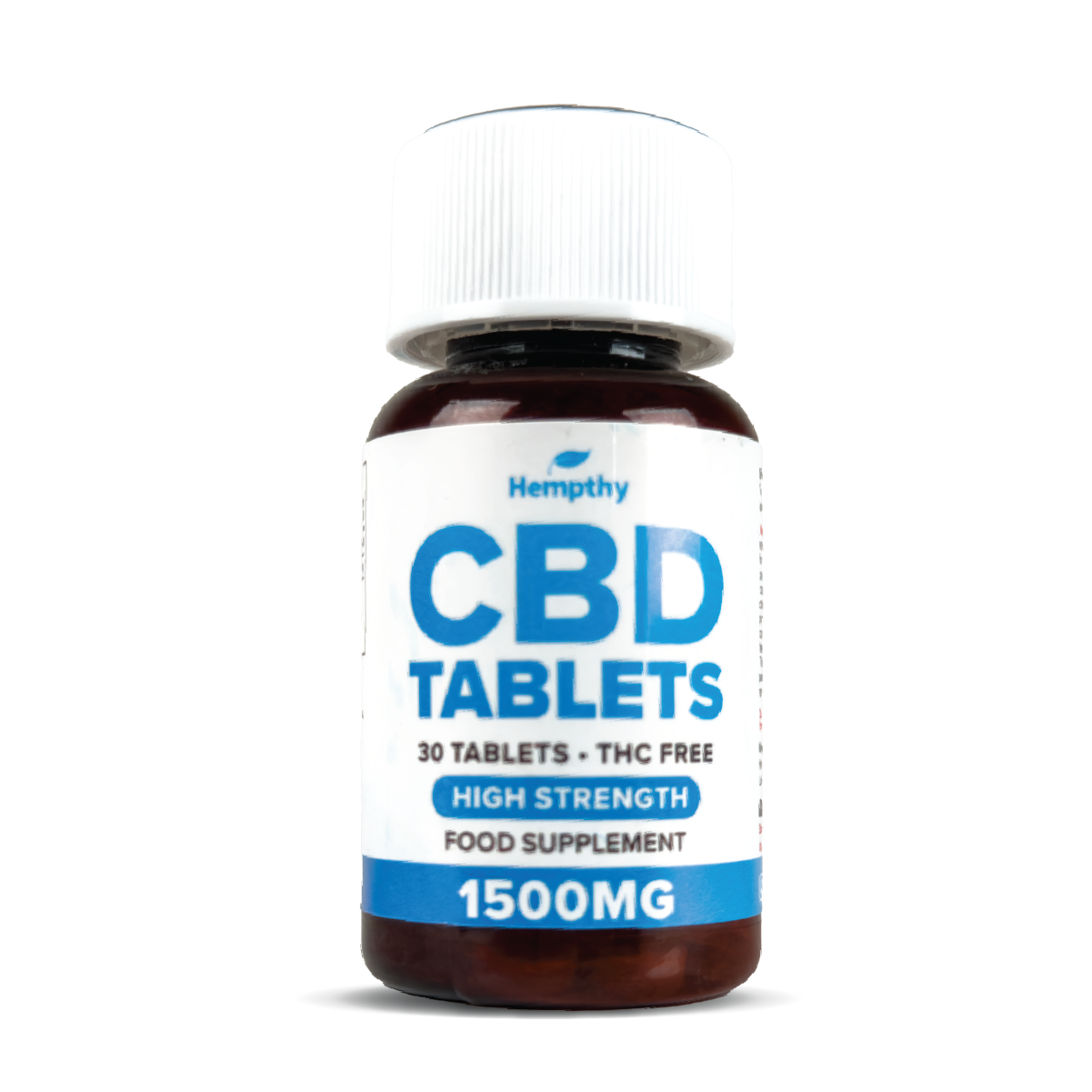 Hempthy CBD Tablets: 1500mg (30 Pack)