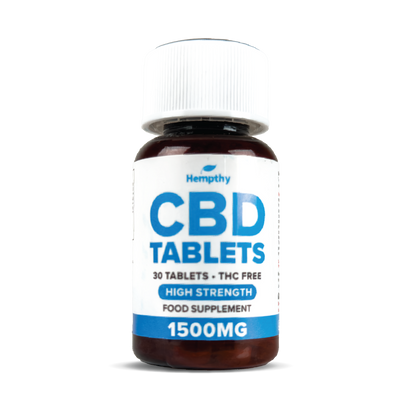 Hempthy CBD Tablets: 1500mg (30 Pack)