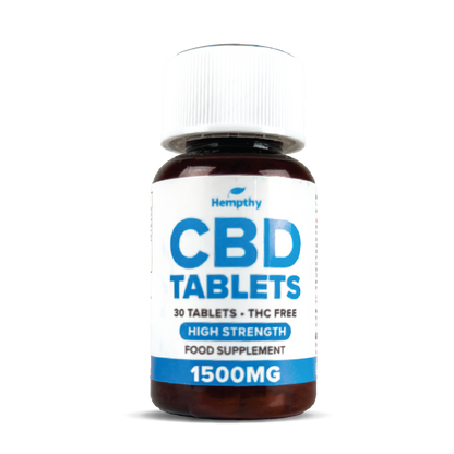 Hempthy CBD Tablets: 1500mg (30 Pack)