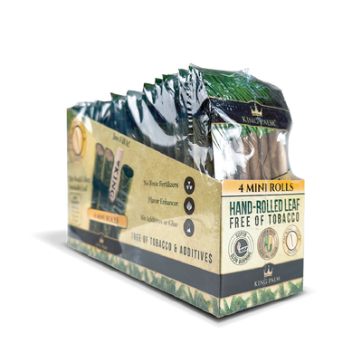 King Palm Mini Leaf Rolls: Slow Burning - 4x Rolls (24 Pack) (DISCONTINUED)