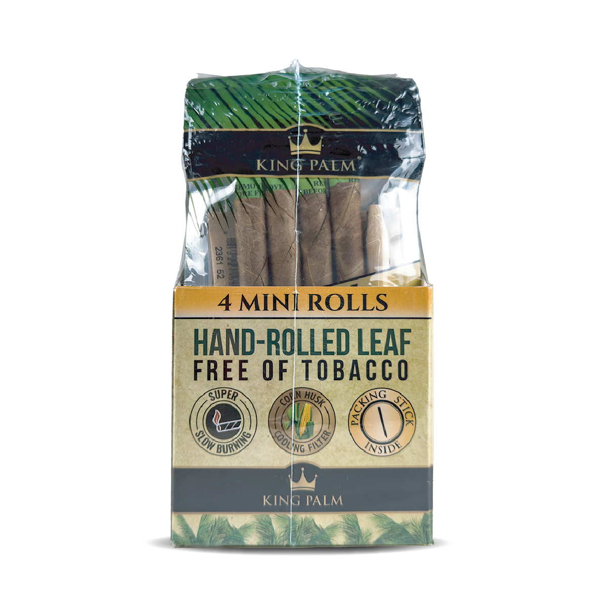 King Palm Mini Leaf Rolls: Slow Burning - 4x Rolls (24 Pack) (DISCONTINUED)