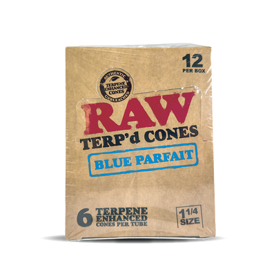 RAW Terpene Enhanced Cones: Blue Parfait - 6x Cones Medium 1 1/4 (12 Pack)