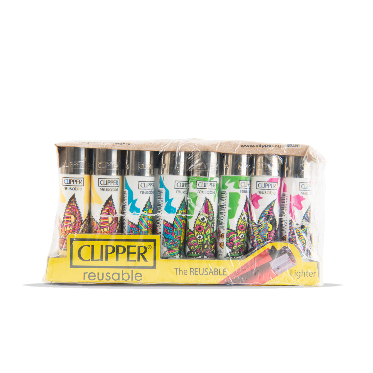 Clipper Lighters - Trippy Leaves 1 (40 pcs)