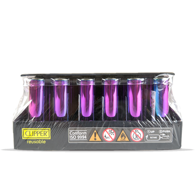 Clipper Lighters - Metal Icy (30pcs)