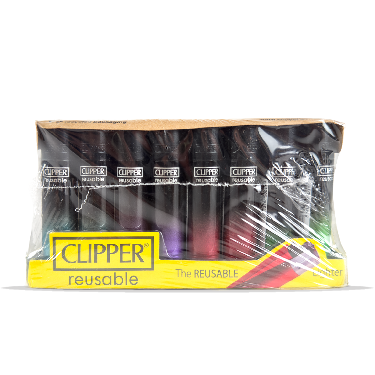 Clipper Lighters: Black Crystal GDN (40 Pack)