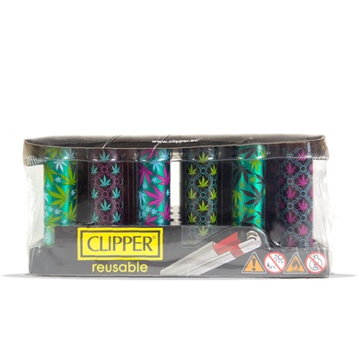 Clipper Lighters - Metal Weedie (30pcs)